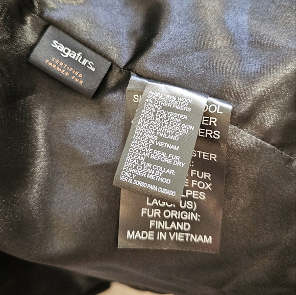 Antonio Melani black coat 51% wool rn 589098 8 - Picture 10 of 14